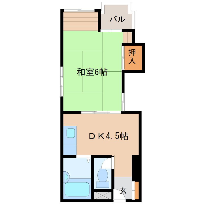 兵庫県尼崎市塚口町２ 塚口駅 1DK マンション 賃貸物件詳細