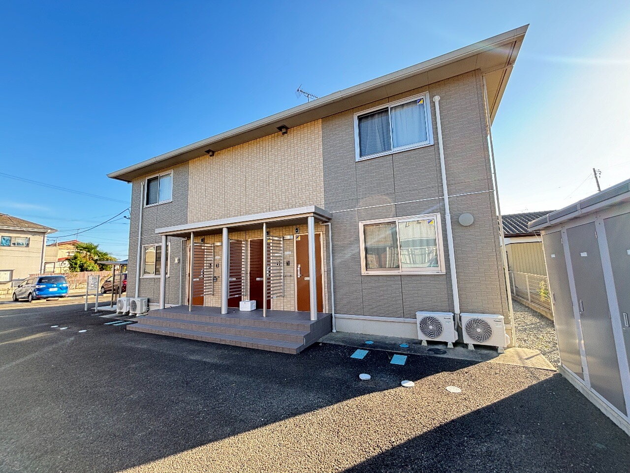 オーリー Bフラット 蛇田駅 1LDK 賃貸(賃貸マンション・アパート)