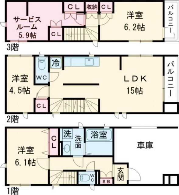 東京都葛飾区四つ木３ 四ツ木駅 2SLDK 一戸建て 賃貸物件詳細