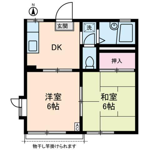 神奈川県横浜市青葉区奈良５ こどもの国駅 2DK アパート 賃貸物件詳細