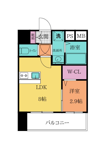 福岡県北九州市小倉北区古船場町 旦過駅 1LDK マンション 賃貸物件詳細