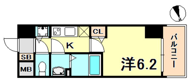 兵庫県神戸市中央区布引町１ 新神戸駅 1K マンション 賃貸物件詳細