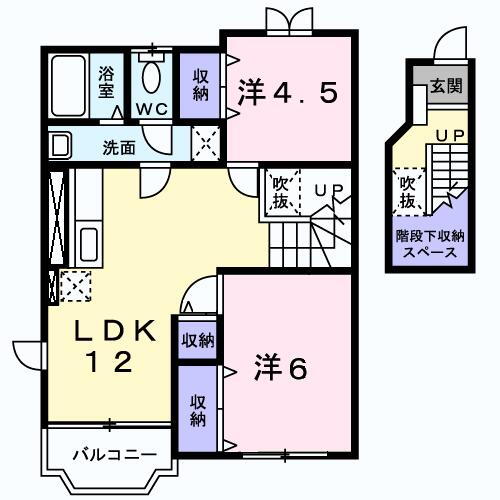 茨城県日立市十王町友部東４ 十王駅 2LDK アパート 賃貸物件詳細