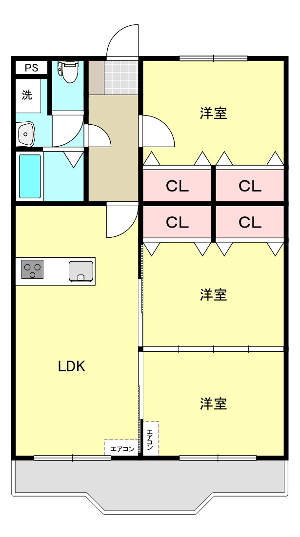 福島県白河市高山 新白河駅 3LDK マンション 賃貸物件詳細