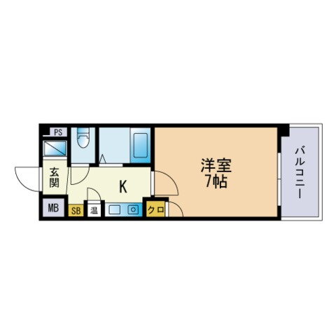 福岡県福岡市博多区美野島１ 博多駅 1K マンション 賃貸物件詳細