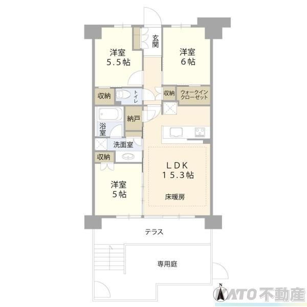 神奈川県横浜市緑区長津田４ 長津田駅 3LDK マンション 賃貸物件詳細