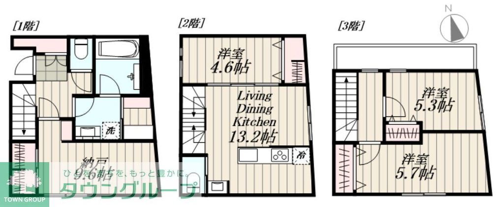 東京都文京区春日２ 後楽園駅 3SLDK アパート 賃貸物件詳細