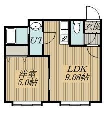 北海道札幌市手稲区明日風５ 手稲駅 1LDK アパート 賃貸物件詳細