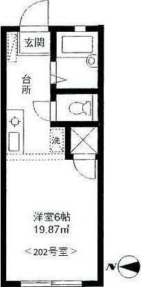 東京都板橋区双葉町 板橋本町駅 1K アパート 賃貸物件詳細