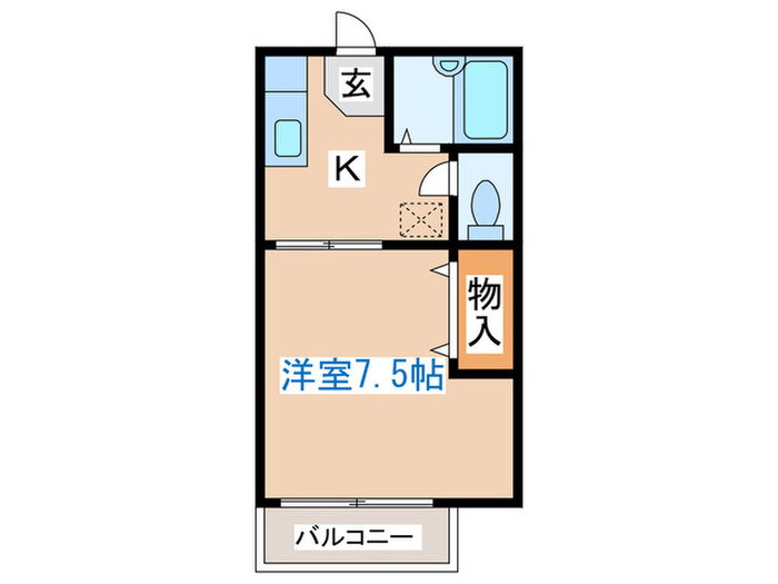 宮城県多賀城市伝上山３ 下馬駅 1K アパート 賃貸物件詳細
