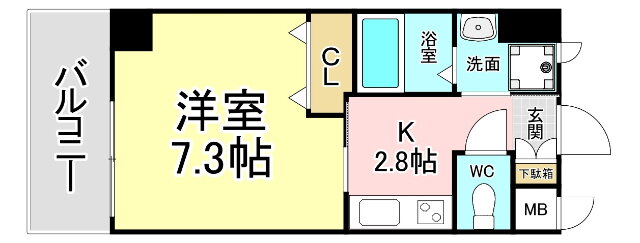 福岡県北九州市小倉北区香春口１ 香春口三萩野駅 1K マンション 賃貸物件詳細