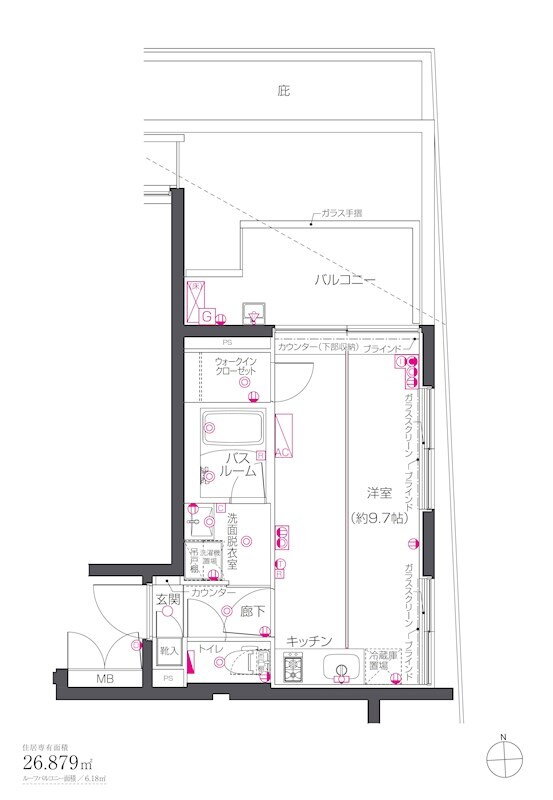 東京都杉並区天沼３ 荻窪駅 ワンルーム マンション 賃貸物件詳細