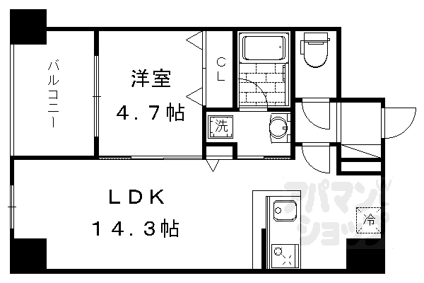 京都府京都市下京区中金仏町 五条駅 1LDK マンション 賃貸物件詳細