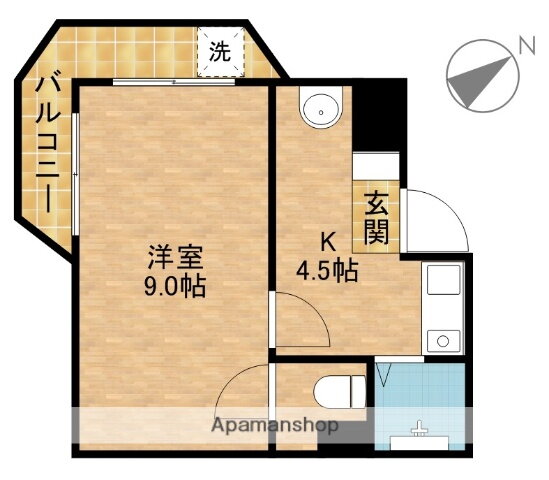 静岡県浜松市浜名区細江町中川 浜松駅 1K マンション 賃貸物件詳細