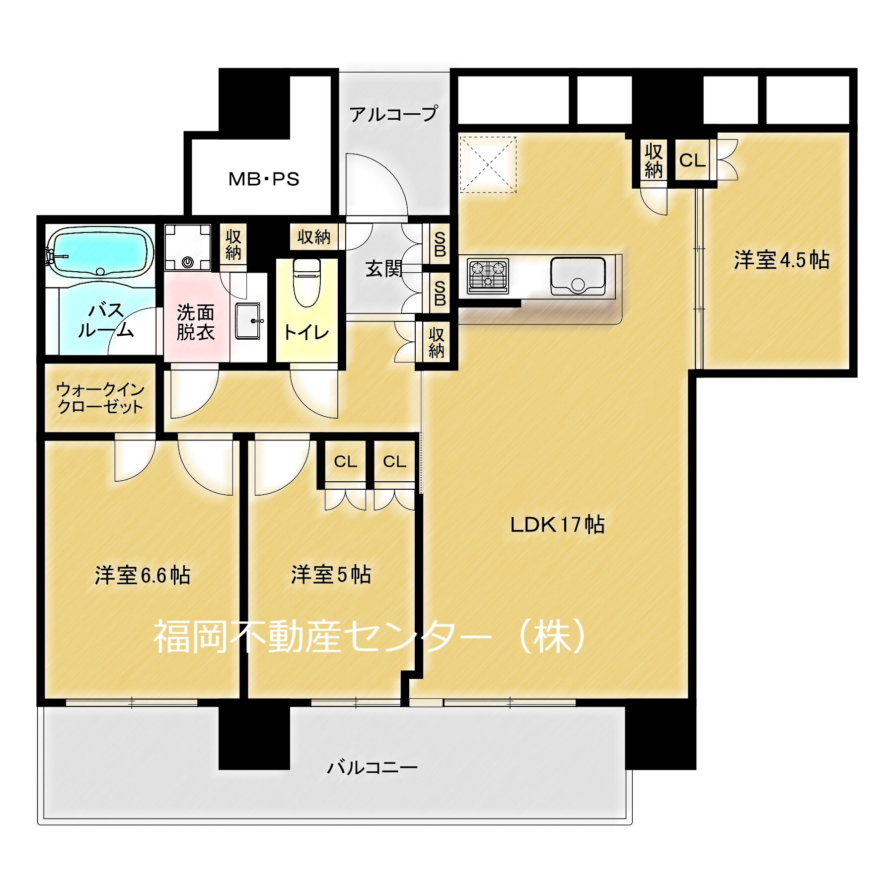 福岡県福岡市東区香椎照葉７ 香椎花園前駅 3LDK マンション 賃貸物件詳細