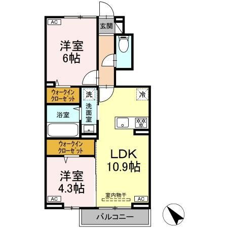 グレイス　ヴェリテ 1階 2LDK 賃貸物件詳細