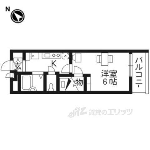 京都府京都市西京区牛ケ瀬新田泓町 桂川駅 1K アパート 賃貸物件詳細