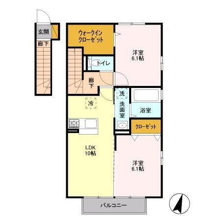 千葉県柏市柏の葉５ 柏の葉キャンパス駅 2LDK アパート 賃貸物件詳細