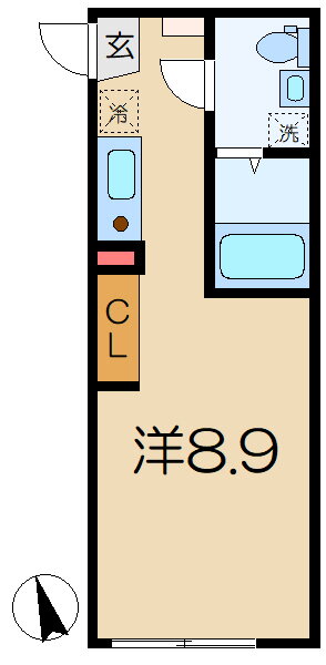 神奈川県横浜市磯子区磯子２ 磯子駅 ワンルーム アパート 賃貸物件詳細