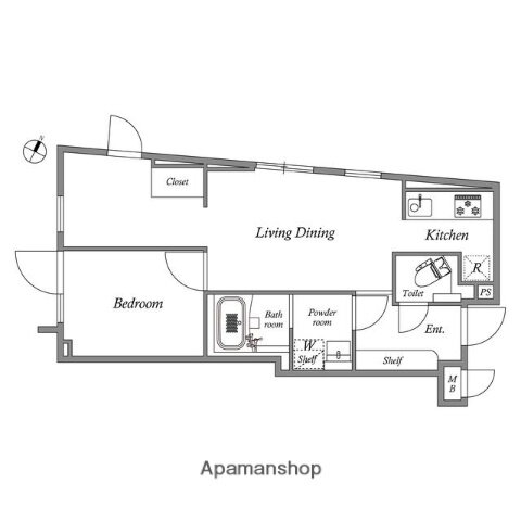 東京都目黒区碑文谷３ 都立大学駅 1SLDK マンション 賃貸物件詳細