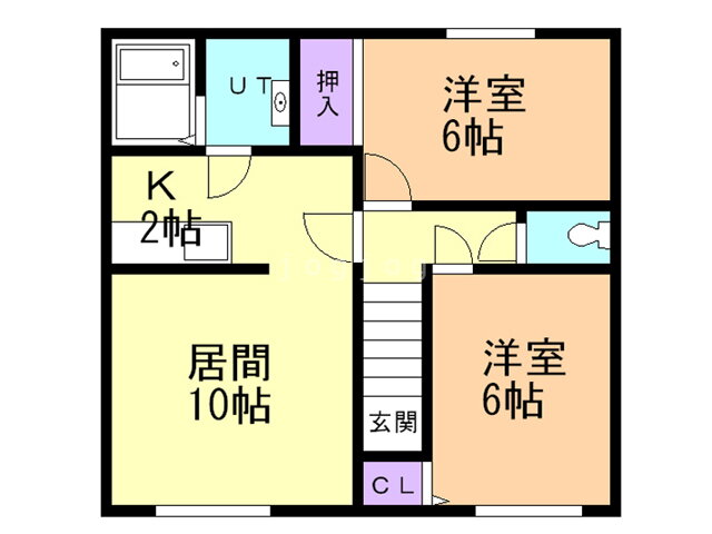 サンヒルズアイＡ棟 1階 2LDK 賃貸物件詳細