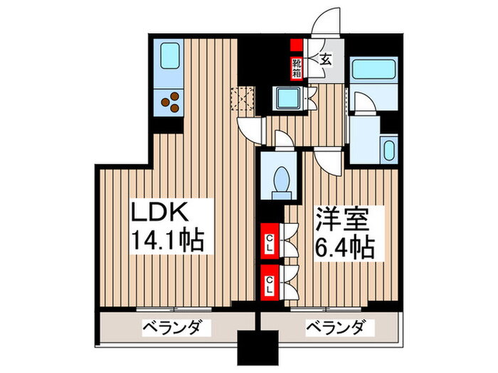 東京都墨田区緑４ 錦糸町駅 1LDK マンション 賃貸物件詳細