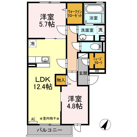 神奈川県相模原市中央区田名 橋本駅 2LDK アパート 賃貸物件詳細