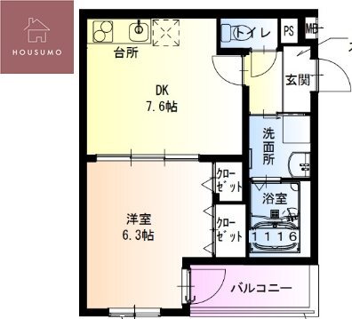 大阪府東大阪市昭和町 瓢箪山駅 1DK アパート 賃貸物件詳細