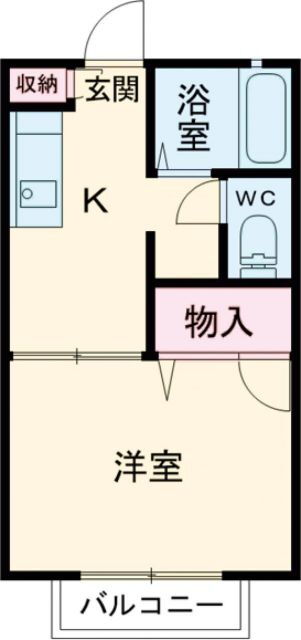 栃木県宇都宮市上戸祭町 東武宇都宮駅 1K アパート 賃貸物件詳細