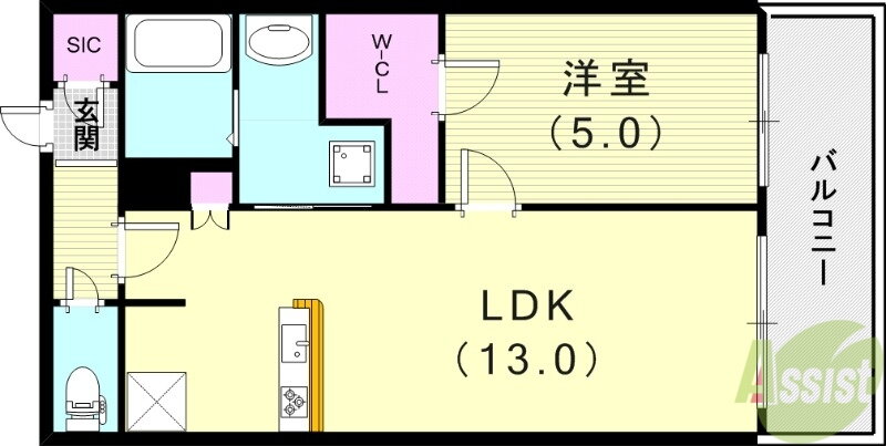兵庫県神戸市中央区栄町通５ 元町駅 1LDK マンション 賃貸物件詳細