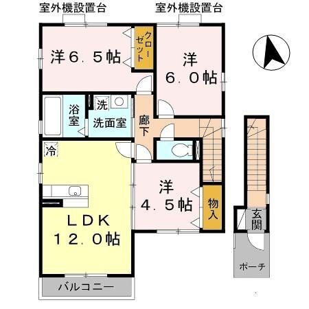 奈良県生駒郡斑鳩町龍田南６ 法隆寺駅 3LDK アパート 賃貸物件詳細