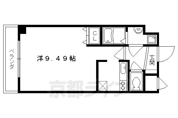 京都府京都市南区上鳥羽大溝町 上鳥羽口駅 1K マンション 賃貸物件詳細