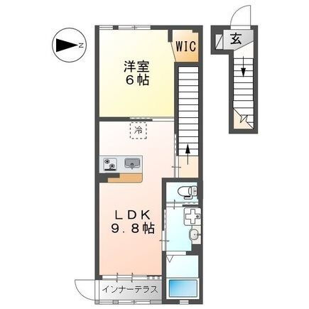 東京都小金井市緑町２ 東小金井駅 1LDK アパート 賃貸物件詳細