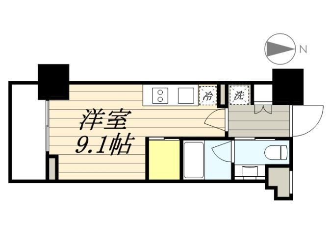 パークハビオ飯田橋 5階 ワンルーム 賃貸物件詳細