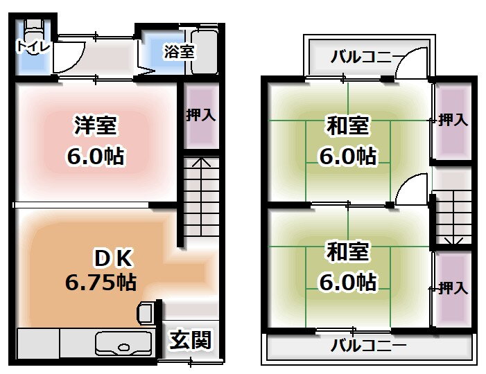 大阪府守口市大久保町３ 大和田駅 3DK 一戸建て 賃貸物件詳細