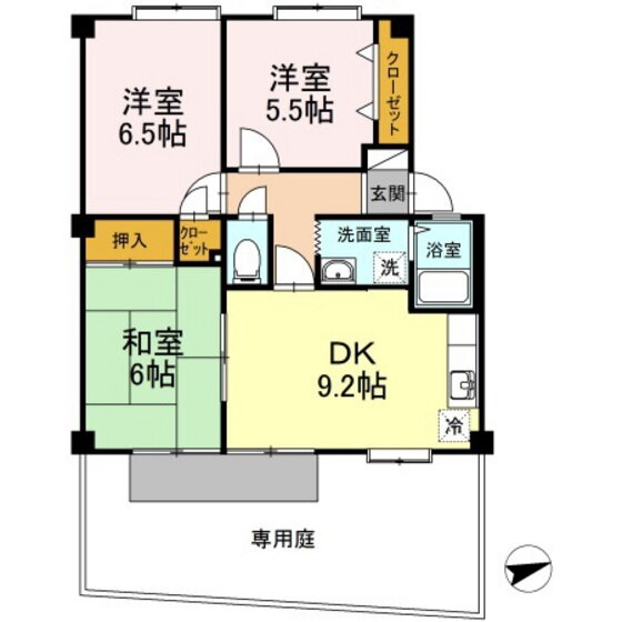 広島県広島市安佐南区東野３ 中筋駅 3DK アパート 賃貸物件詳細