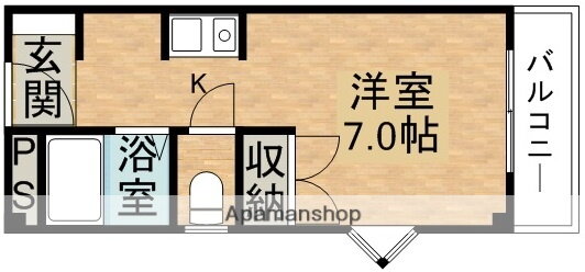ウィズコート 4階 1K 賃貸物件詳細