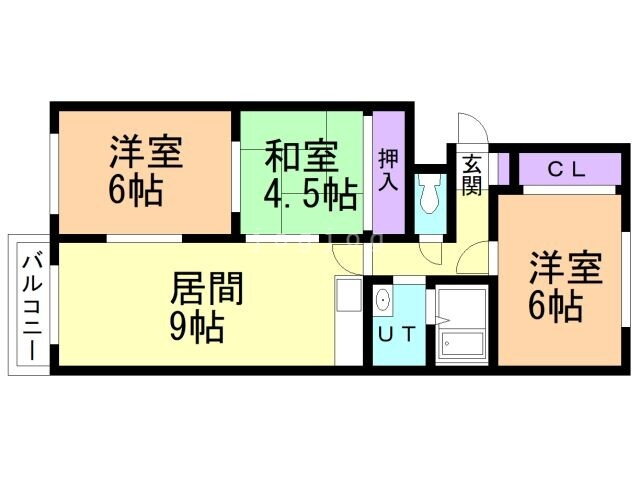北海道札幌市豊平区月寒東四条９ 南郷７丁目駅 3LDK マンション 賃貸物件詳細