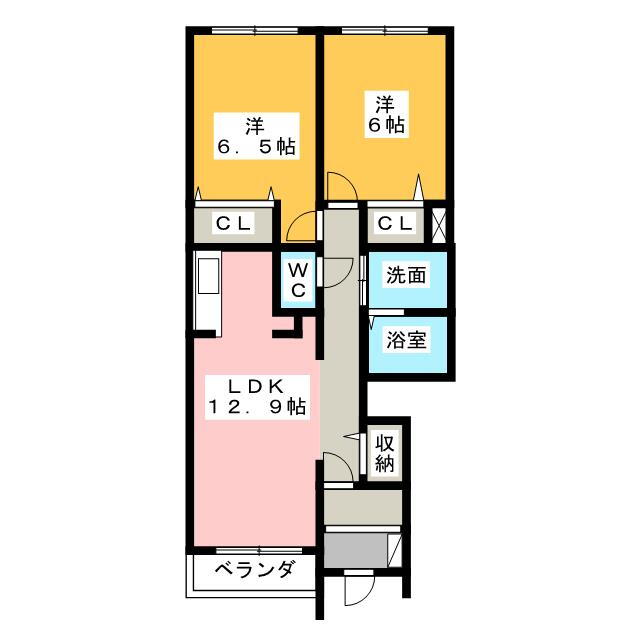 愛知県春日井市八田町２ 2LDK アパート 賃貸物件詳細