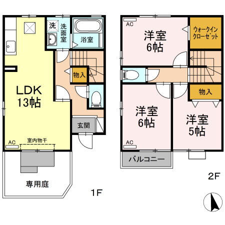 愛知県小牧市小牧原２ 小牧原駅 3LDK 一戸建て 賃貸物件詳細