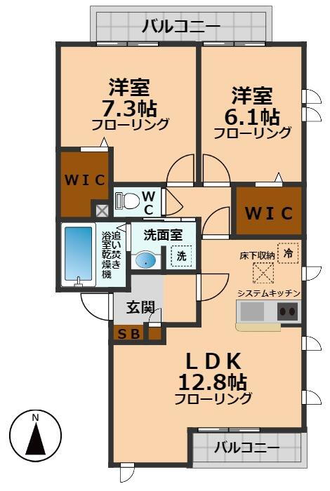 東京都杉並区成田西２ 浜田山駅 2LDK アパート 賃貸物件詳細