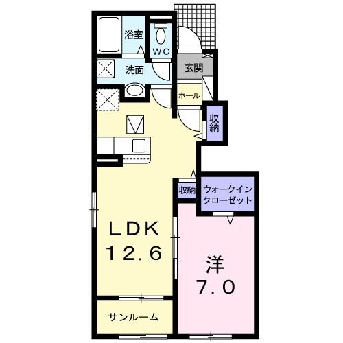 福岡県飯塚市鯰田 鯰田駅 1LDK アパート 賃貸物件詳細