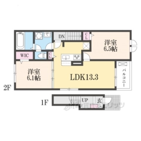 滋賀県大津市見世２ 唐崎駅 2LDK アパート 賃貸物件詳細