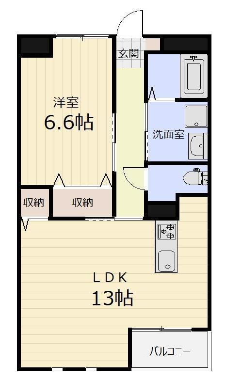岡山県岡山市北区下伊福上町 備前三門駅 1LDK マンション 賃貸物件詳細