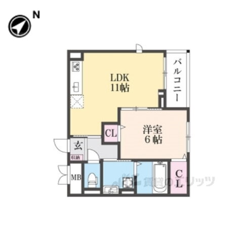 ＤｒｅａｍＬｉｆｅ 2階 1LDK 賃貸物件詳細