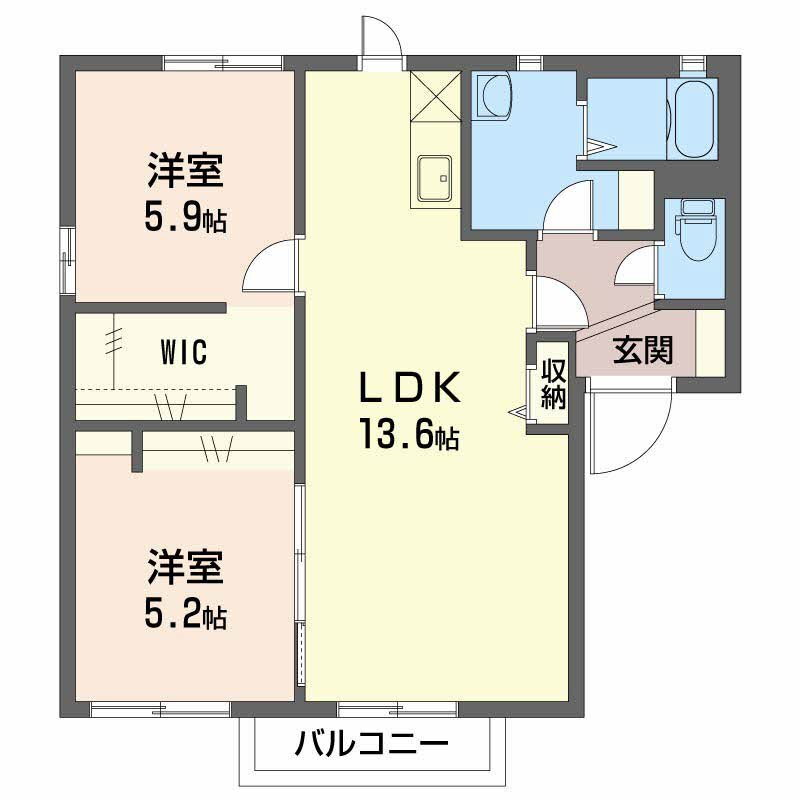 長野県佐久市岩村田 岩村田駅 2LDK アパート 賃貸物件詳細