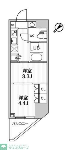 ＡＲＫＭＡＲＫ巣鴨ｓｔａ． 2階 2K 賃貸物件詳細