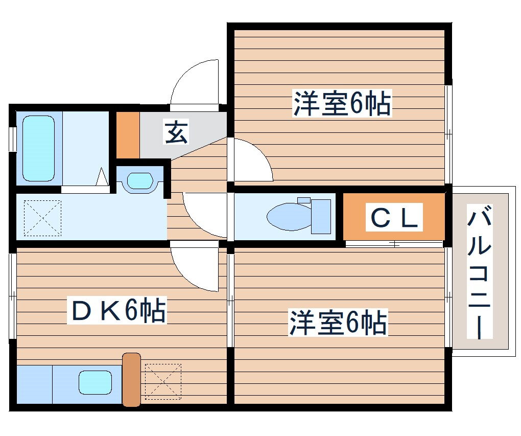 宮城県多賀城市八幡２ 多賀城駅 2DK アパート 賃貸物件詳細