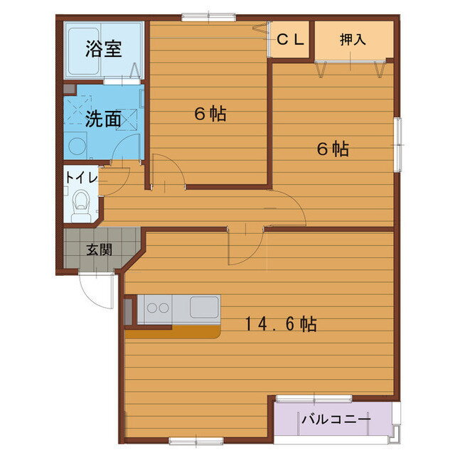 岐阜県美濃加茂市西町５ 前平公園駅 2LDK アパート 賃貸物件詳細