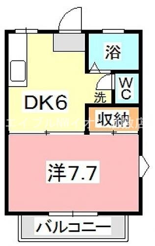岡山県総社市中央１ 総社駅 1DK アパート 賃貸物件詳細